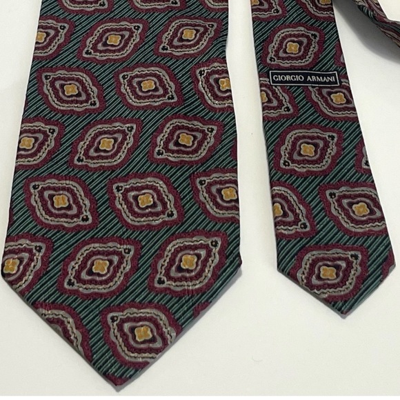 Giorgio Armani Original 100% Pure Silk Made In Italy - Picture 2 of 8